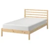 قاب تخت چوب کاج ایکیا سایز 120x200 مدل TARVA