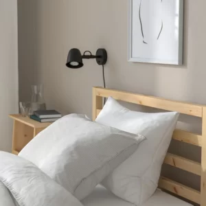 قاب تخت چوب کاج ایکیا سایز 120x200 مدل TARVA