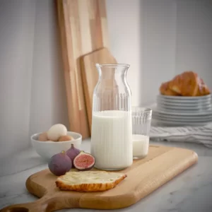 پارچ شیشه شفاف ایکیا طرح دار 1 لیتری مدل VARDAGEN