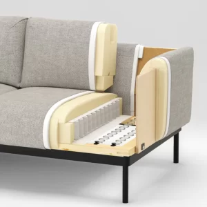 مبل 2 نفره گانارد آبی روشن ایکیا مدل ÄPPLARYD