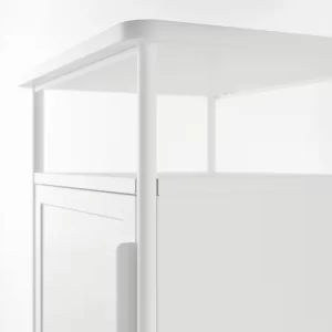 میز کنار تخت آنتراسیت سفید ایکیا مدل GRÅFJÄLLET