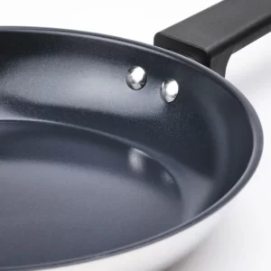 ماهیتابه ست 2 عددی با روکش نچسب ایکیا استیل ضد زنگ مدل MIDDAGSMAT
