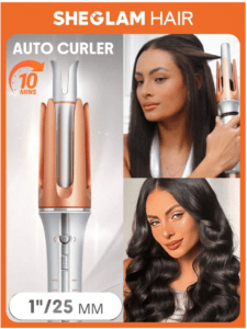 SHEGLAM HAIR It-Curl تک لمسی بیگودی فوری اتوماتیک 25 میلی متری