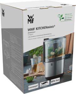 خردکن WMF Küchenminis مولتی خردکن صرفه جویی در فضا با عملکرد یک دست ظرف قابل جابجایی (0.3 لیتر)