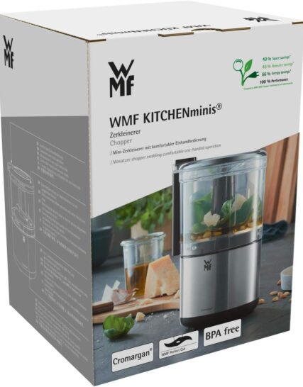 خردکن WMF Küchenminis مولتی خردکن صرفه جویی در فضا با عملکرد یک دست ظرف قابل جابجایی (0.3 لیتر)