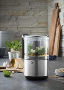 خردکن WMF Küchenminis مولتی خردکن صرفه جویی در فضا با عملکرد یک دست ظرف قابل جابجایی (0.3 لیتر)