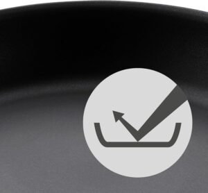 ماهیتابه نچسب WMF Steak Profi هسته آلومینیومی دسته استیل ضد زنگ مشکی سایز 24 سانتیمتر