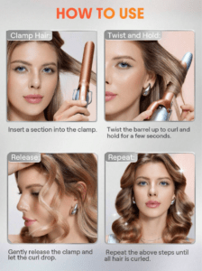 SHEGLAM HAIR It-Curl Iron فر کننده مو 32mm