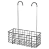 سبد آویز مشکی 31x12x40 سانتی متر ایکیا مدل BLECKSJÖN