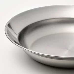 بشقاب عمیق فولاد ضد زنگ 21 سانتی متر ایکیا مدل GRILLTIDER