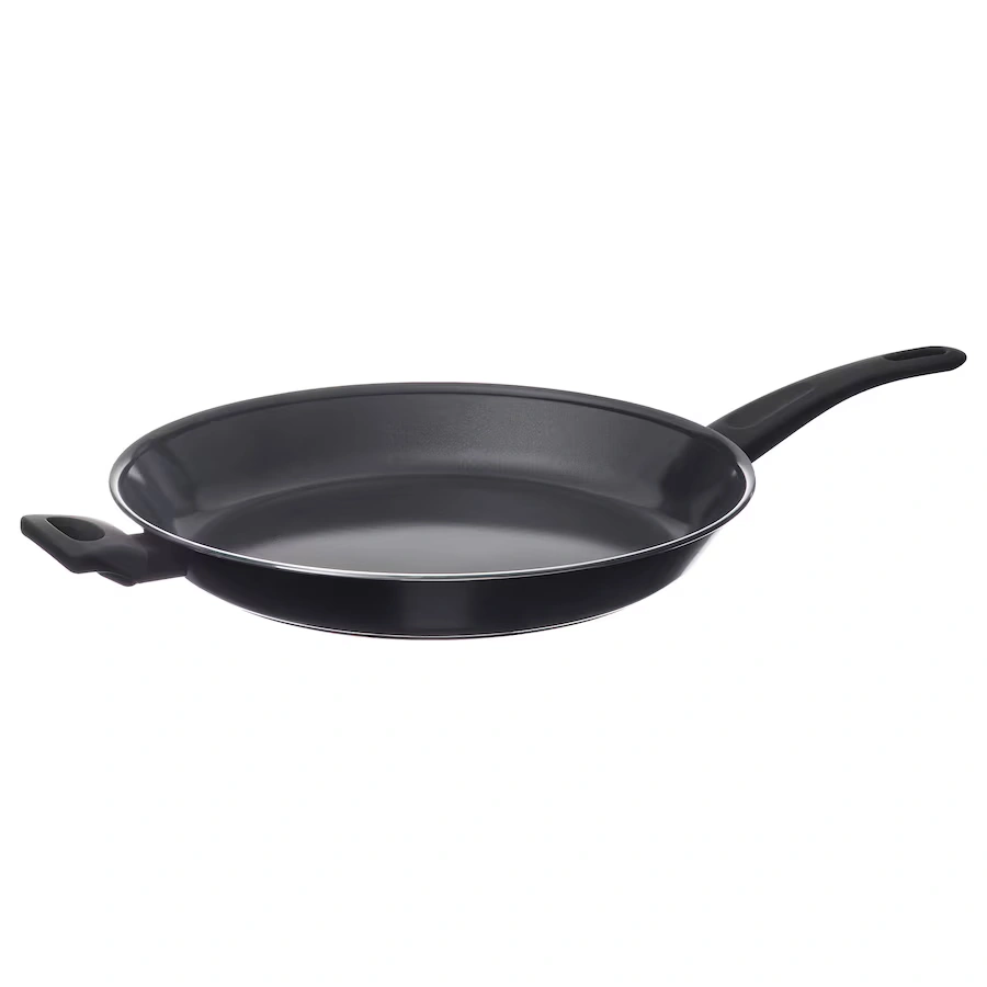 ماهیتابه با روکش نچسب مشکی سایز 32 ایکیا مدل HEMLAGAD