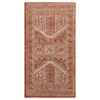 فرش کم پرز قرمز/سفید ایکیا 80x150 سانتی متر مدل BORRIDSÖ