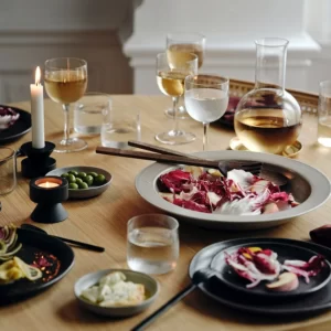 قاشق و چنگال سرو چوب گردو ایکیا مدل STOCKHOLM 2025