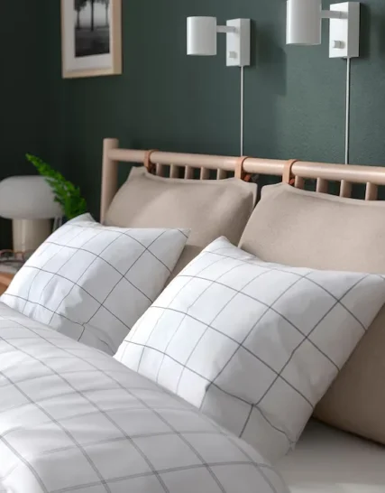چارچوب تخت روکش توس 160x200 سانتی متر ایکیا مدل BJÖRKSNÄS