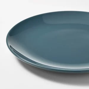 ست 4 عددی بشقاب فیروزه ای تیره براق ایکیا قطر 26 سانتی متر مدل FÄRGKLAR