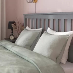 قاب تخت خاکستری رنگ/لوروی سایز ۱۶۰x۲۰۰ ایکیا مدل HEMNES
