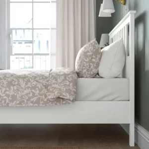 قاب تخت سفید رنگ/لوروی سایز ۱۶۰x۲۰۰ ایکیا مدل HEMNES