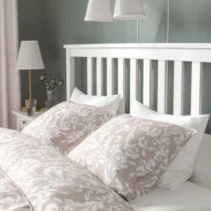 قاب تخت سفید رنگ/لوروی سایز ۱۶۰x۲۰۰ ایکیا مدل HEMNES
