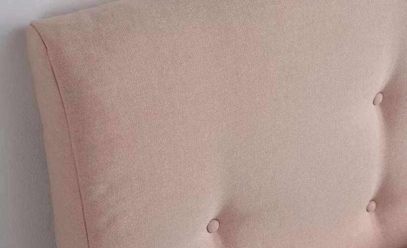 تختخواب تاشو روکش‌دار صورتی کم رنگ ایکیا ۱۸۰x۲۰۰ مدل IDANÄS