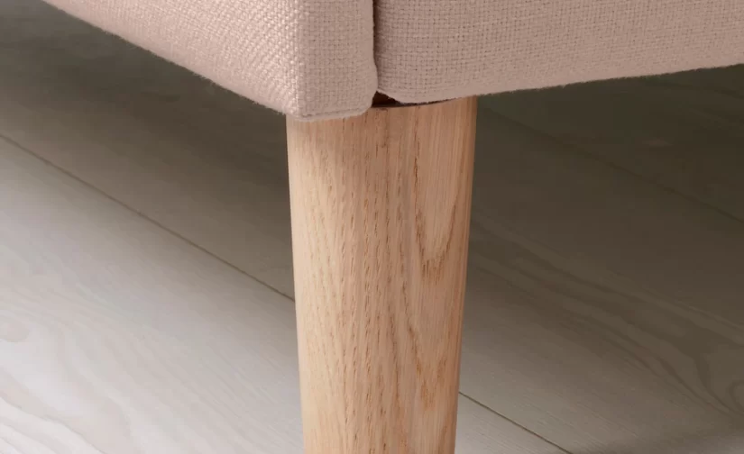 تختخواب تاشو روکش‌دار صورتی کم رنگ ایکیا ۱۸۰x۲۰۰ مدل IDANÄS