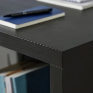میز تحریر مشکی-قهوه‌ای ایکیا مدل KALLAX