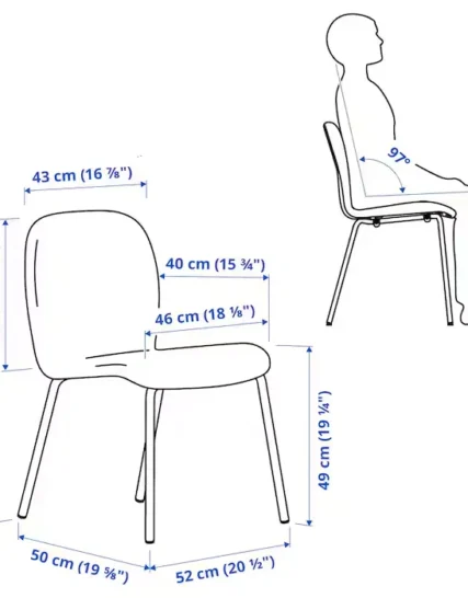 صندلی خاکستری گانارد ایکیا مدل KARLPETTER