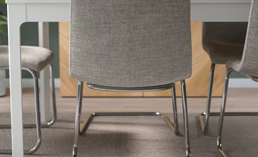 صندلی بژ/قهوه‌ای ایکیا مدل LUSTEBO