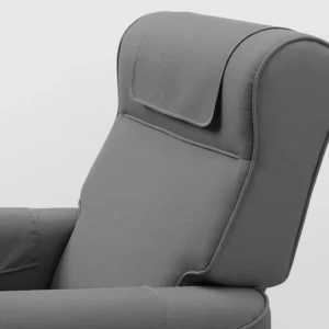 صندلی راحتی خاکستری روشن ایکیا مدل MUREN