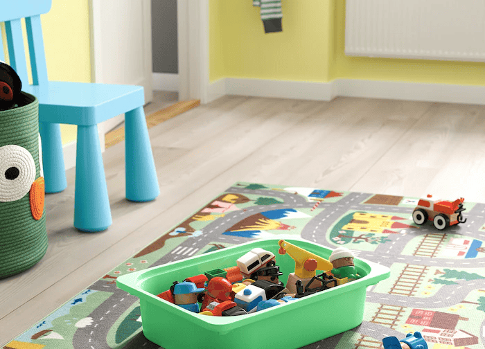 دراور 6 کشو سفید/سبز روشن/یاسی ایکیا مدل TROFAST