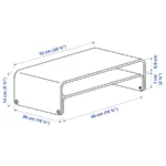 پایه لپتاپ/مانیتور چوب توس ایکیا مدل VATTENKAR