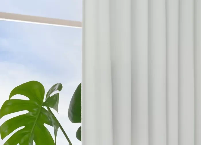 یک جفت پرده سفید همراه با حلقه سایز ۱۴۵x۳۰۰ ایکیا مدل GINSTMOTT