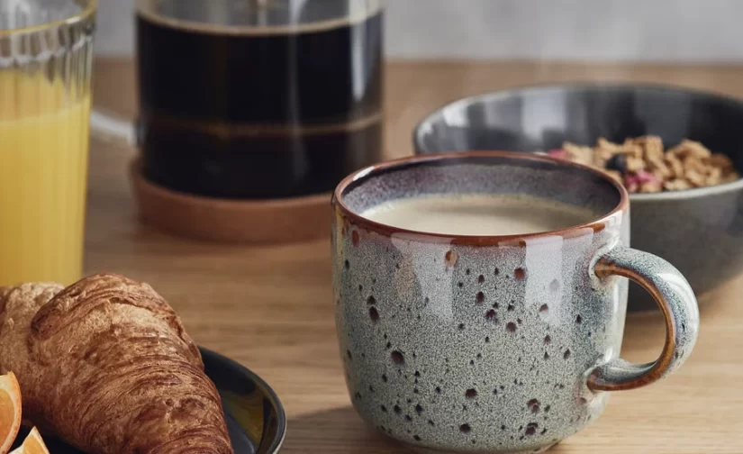 ماگ بژ/سبز 370 میلی لیتر ایکیا مدل GLADELIG