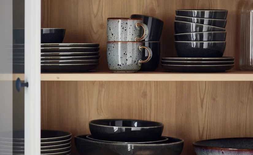 ماگ بژ/سبز 370 میلی لیتر ایکیا مدل GLADELIG