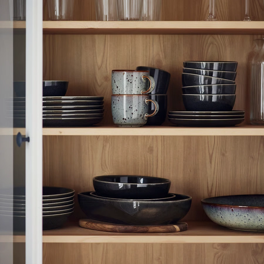 ماگ بژ/سبز 370 میلی لیتر ایکیا مدل GLADELIG