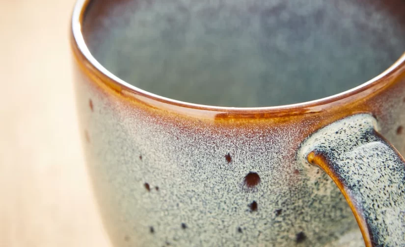 ماگ بژ/سبز 370 میلی لیتر ایکیا مدل GLADELIG