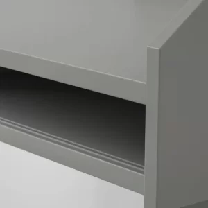 میز تحریر خاکستری سایز ۱۰۰x۴۵ ایکیا مدل HAUGA