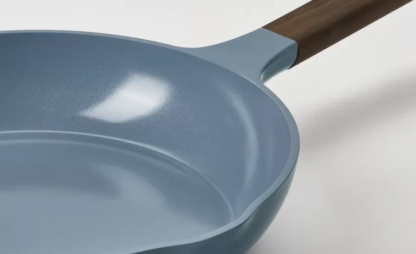 ماهیتابه با روکش نچسب/چوبی خاکستری تیره-آبی سایز ۲۴ ایکیا مدل KLIPPFISK