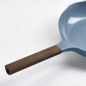 ماهیتابه با روکش نچسب/چوبی خاکستری تیره-آبی سایز ۲۴ ایکیا مدل KLIPPFISK