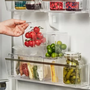 مجموعه ۳ عددی جعبه نگهداری یخچال شفاف ایکیا مدل KLIPPKAKTUS