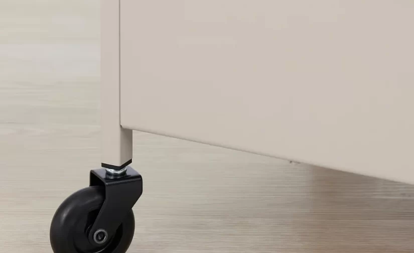 ترولی بژ سایز ۵۰.۵x۳۰x۸۳ ایکیا مدل NISSAFORS