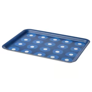 سینی طرح‌دار/آبی سایز ۲۸x۳۷ ایکیا مدل PILLERSTARR