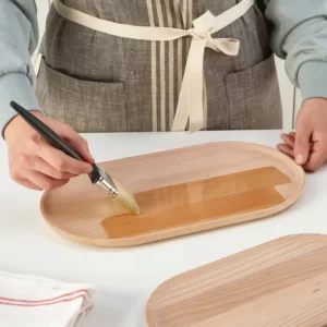 ست ۲ عددی سینی پذیرایی چوب راش ایکیا مدل SMÖRLING