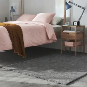 فرش پرز کوتاه خاکستری سایز ۱۳۳x۱۹۵ ایکیا مدل STOENSE