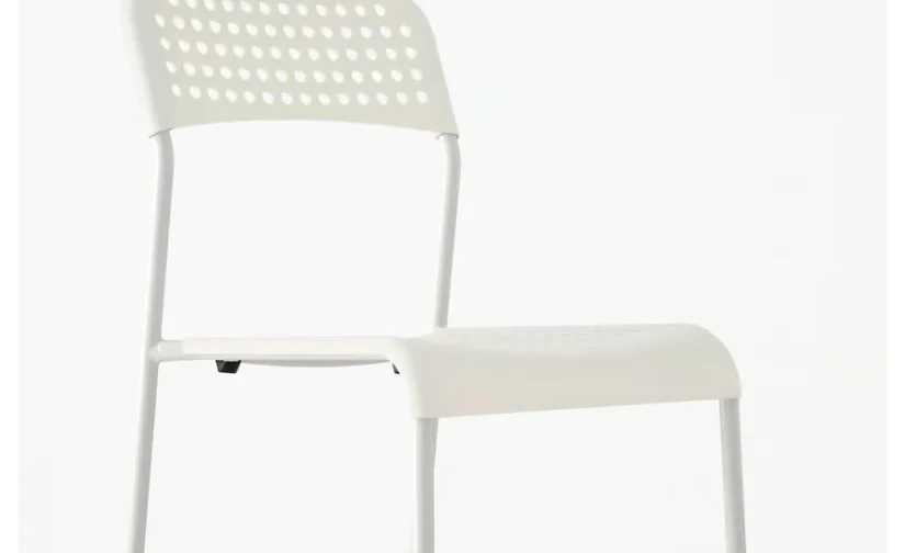 صندلی سفید ایکیا مدل ADDE