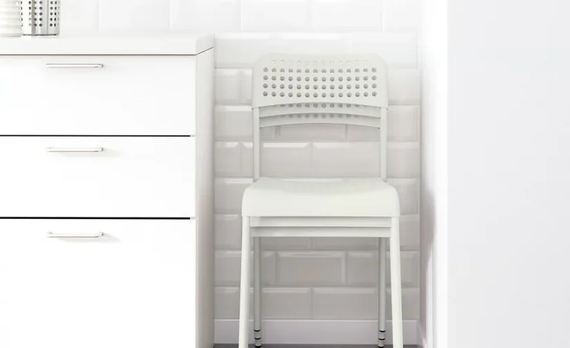 صندلی سفید ایکیا مدل ADDE