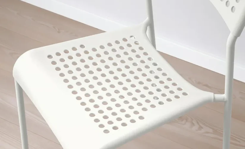 صندلی سفید ایکیا مدل ADDE