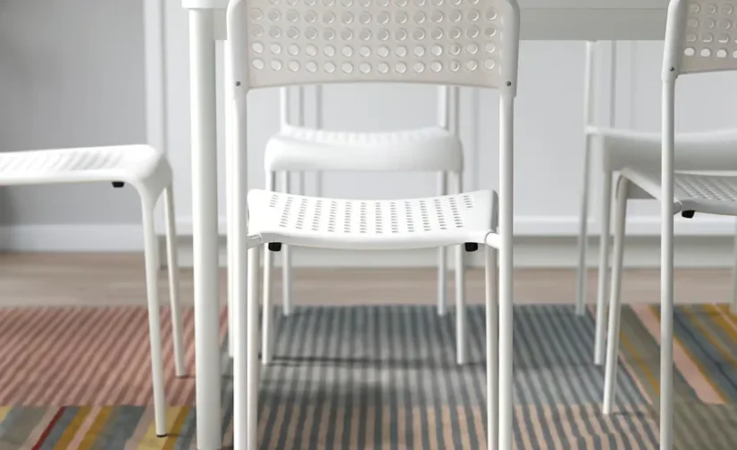 صندلی سفید ایکیا مدل ADDE