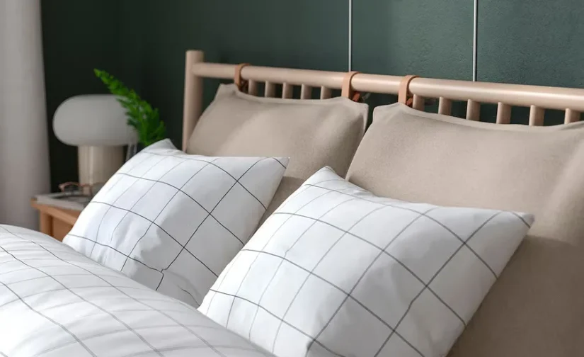 قاب تخت روکش توس سایز ۱۶۰x۲۰۰ ایکیا مدل BJÖRKSNÄS