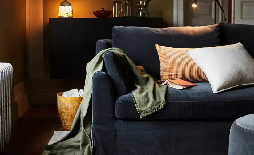 فرش دستباف کم پرز بژ سایز ۱۷۰x۲۴۰ ایکیا مدل BRÖNDEN