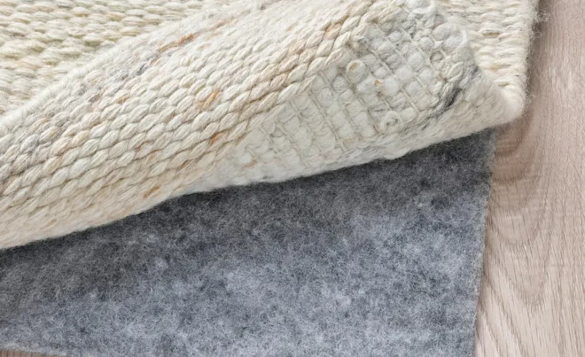 فرش دستباف کم پرز بژ سایز ۱۷۰x۲۴۰ ایکیا مدل BRÖNDEN